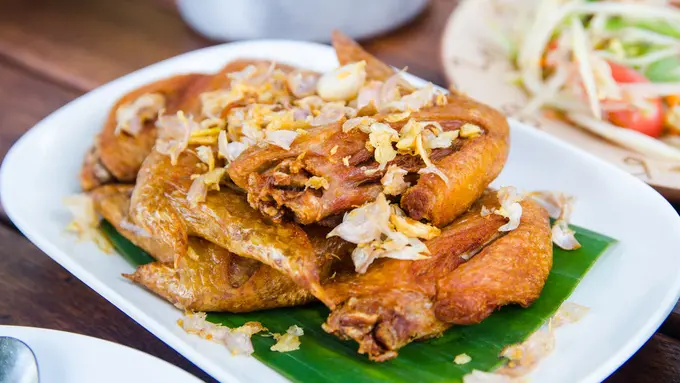 Resep Ayam Goreng Bawang Putih Gurih